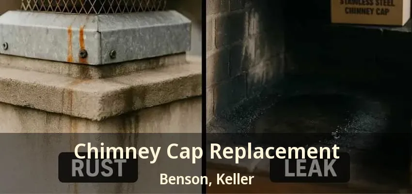 Chimney Cap Replacement Benson, Keller - TX