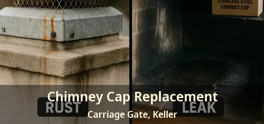 Chimney Cap Replacement Carriage Gate, Keller - TX