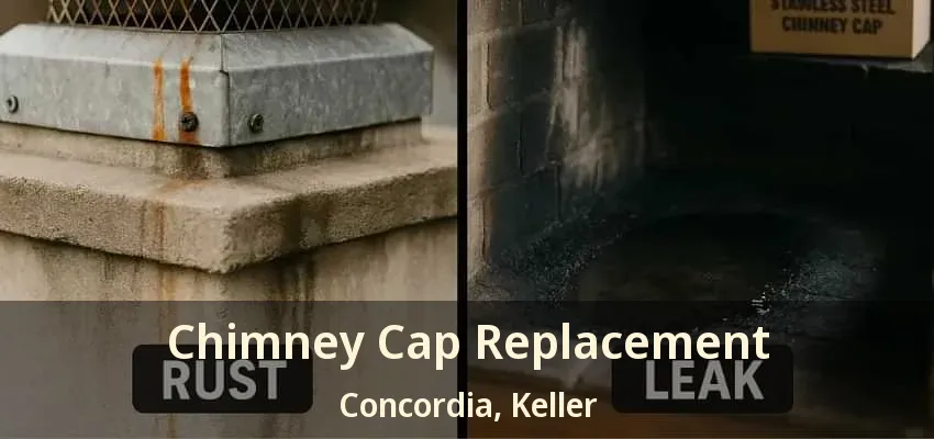 Chimney Cap Replacement Concordia, Keller - TX