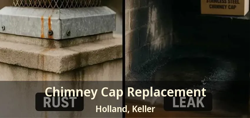 Chimney Cap Replacement Holland, Keller - TX