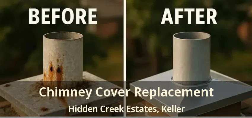 Chimney Cover Replacement Hidden Creek Estates, Keller - TX
