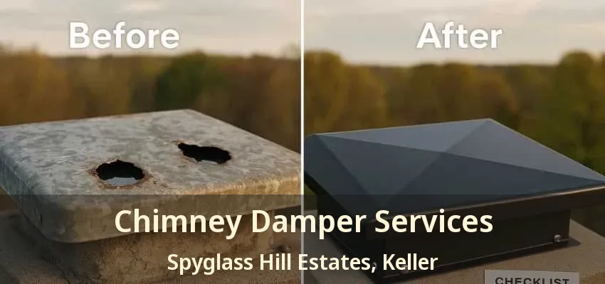 Chimney Damper Services Spyglass Hill Estates, Keller - TX