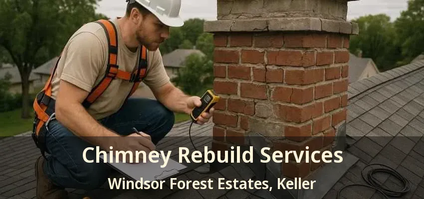 Chimney Rebuild Services Windsor Forest Estates, Keller - TX