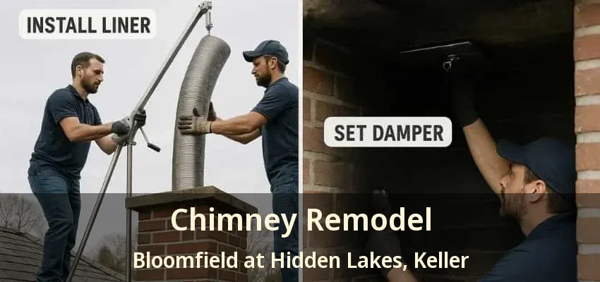 Chimney Remodel Bloomfield at Hidden Lakes, Keller - TX