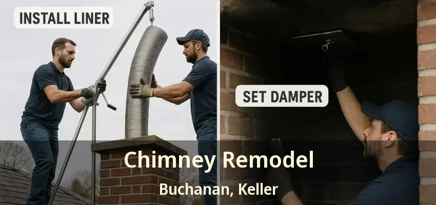 Chimney Remodel Buchanan, Keller - TX