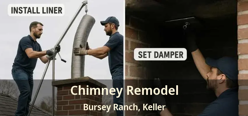 Chimney Remodel Bursey Ranch, Keller - TX