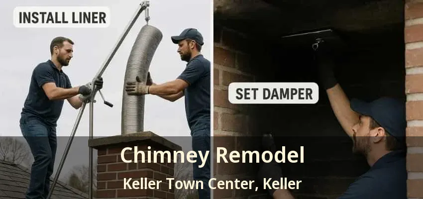 Chimney Remodel Keller Town Center, Keller - TX