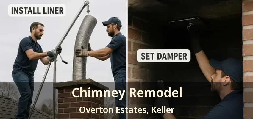 Chimney Remodel Overton Estates, Keller - TX