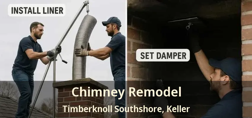 Chimney Remodel Timberknoll Southshore, Keller - TX