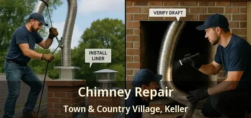 Chimney Repair Town & Country Village, Keller - TX