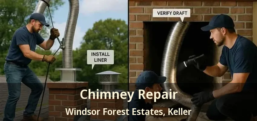 Chimney Repair Windsor Forest Estates, Keller - TX