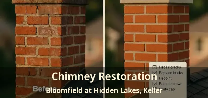 Chimney Restoration Bloomfield at Hidden Lakes, Keller - TX