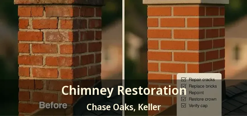 Chimney Restoration Chase Oaks, Keller - TX