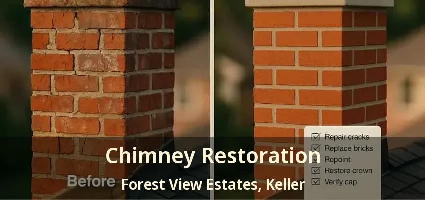 Chimney Restoration Forest View Estates, Keller - TX