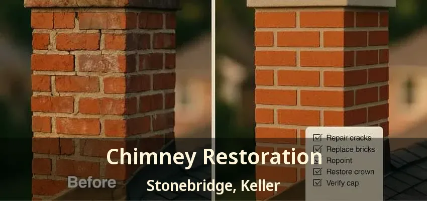 Chimney Restoration Stonebridge, Keller - TX