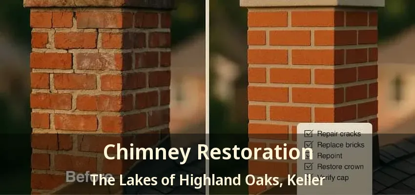 Chimney Restoration The Lakes of Highland Oaks, Keller - TX
