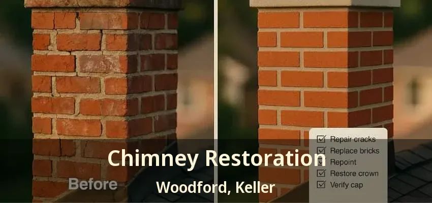 Chimney Restoration Woodford, Keller - TX