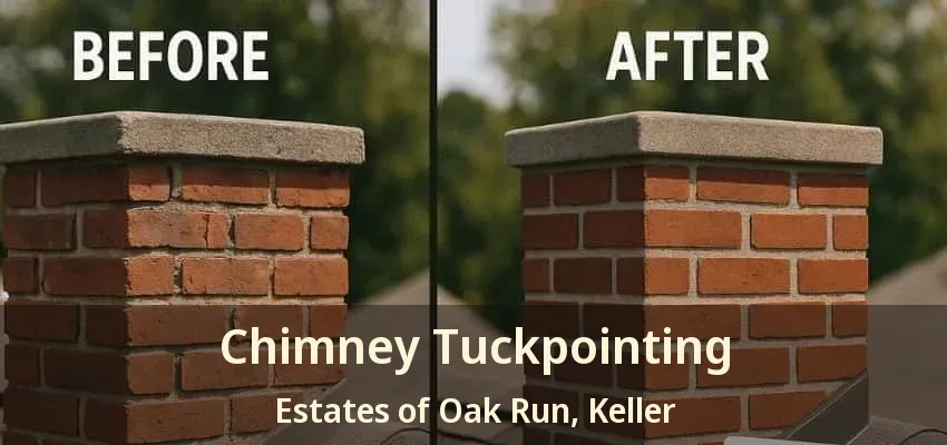 Chimney Tuckpointing Estates of Oak Run, Keller - TX
