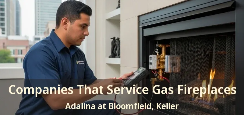 Companies That Service Gas Fireplaces Adalina at Bloomfield, Keller - TX