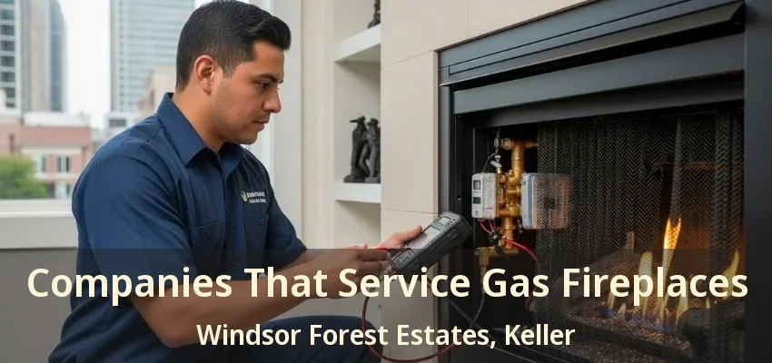 Companies That Service Gas Fireplaces Windsor Forest Estates, Keller - TX