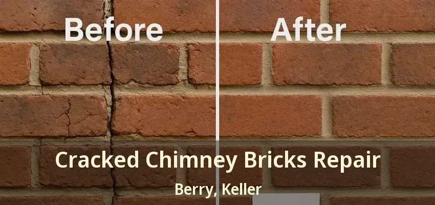 Cracked Chimney Bricks Repair Berry, Keller - TX