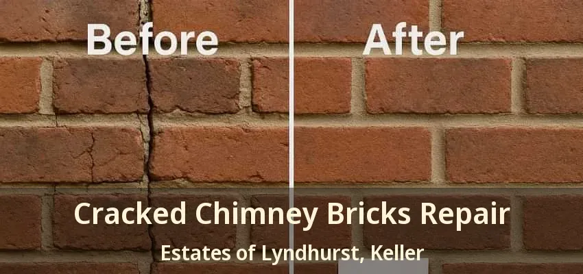 Cracked Chimney Bricks Repair Estates of Lyndhurst, Keller - TX