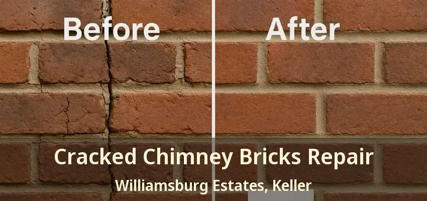 Cracked Chimney Bricks Repair Williamsburg Estates, Keller - TX