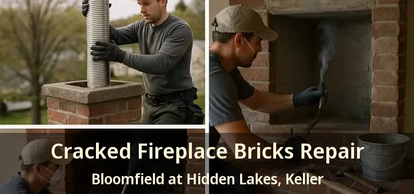 Cracked Fireplace Bricks Repair Bloomfield at Hidden Lakes, Keller - TX