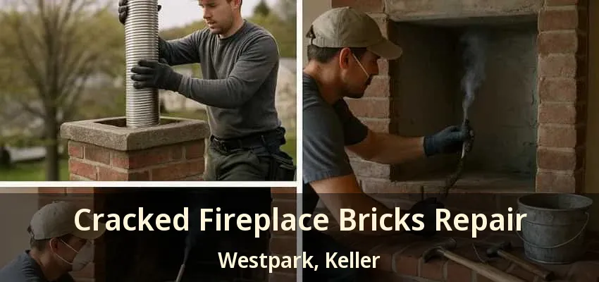 Cracked Fireplace Bricks Repair Westpark, Keller - TX