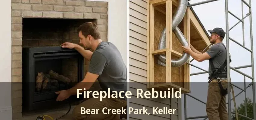 Fireplace Rebuild Bear Creek Park, Keller - TX