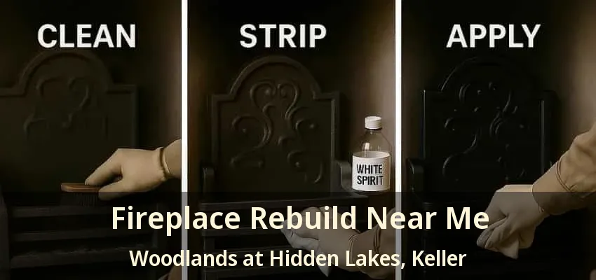 Fireplace Rebuild Near Me Woodlands at Hidden Lakes, Keller - TX