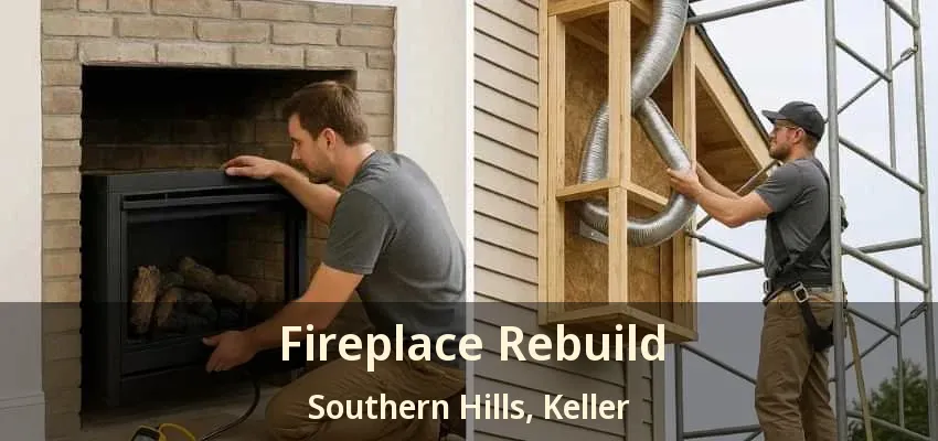 Fireplace Rebuild Southern Hills, Keller - TX