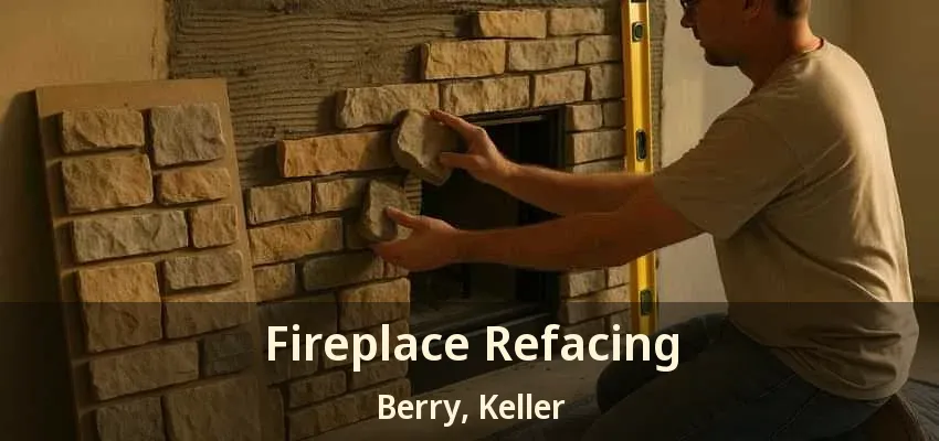 Fireplace Refacing Berry, Keller - TX