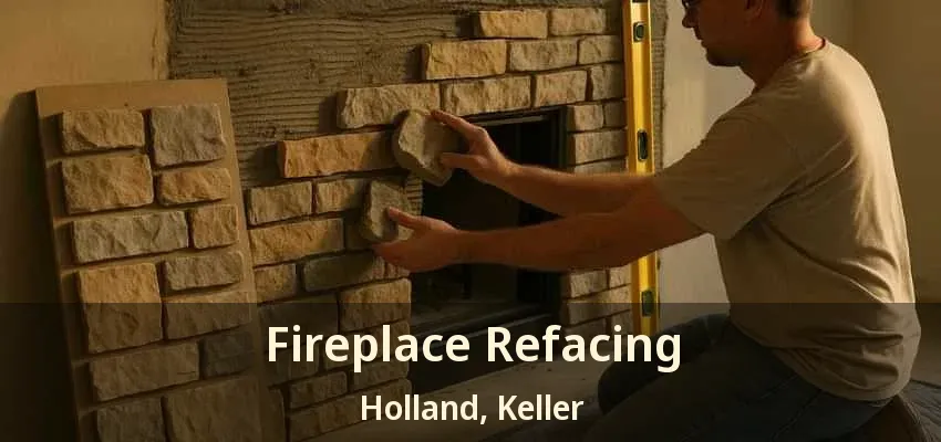 Fireplace Refacing Holland, Keller - TX