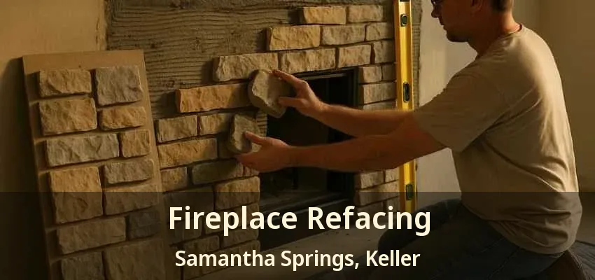 Fireplace Refacing Samantha Springs, Keller - TX