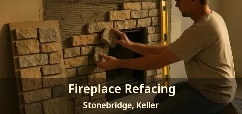 Fireplace Refacing Stonebridge, Keller - TX