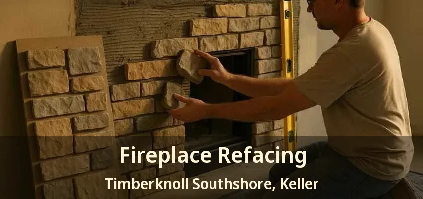 Fireplace Refacing Timberknoll Southshore, Keller - TX