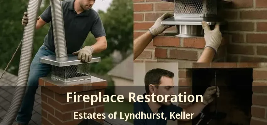 Fireplace Restoration Estates of Lyndhurst, Keller - TX