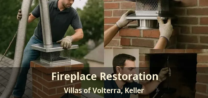 Fireplace Restoration Villas of Volterra, Keller - TX