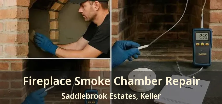 Fireplace Smoke Chamber Repair Saddlebrook Estates, Keller - TX