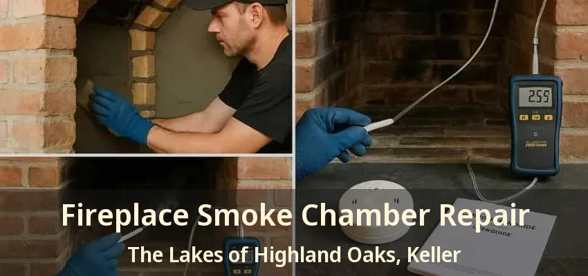 Fireplace Smoke Chamber Repair The Lakes of Highland Oaks, Keller - TX