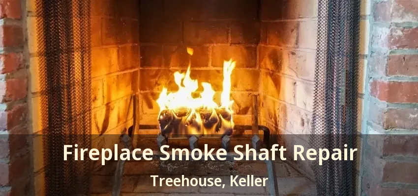 Fireplace Smoke Shaft Repair Treehouse, Keller - TX
