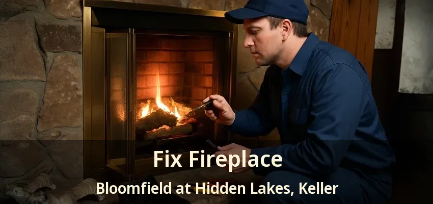 Fix Fireplace Bloomfield at Hidden Lakes, Keller - TX