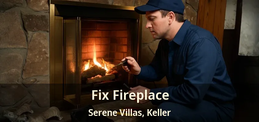 Fix Fireplace Serene Villas, Keller - TX