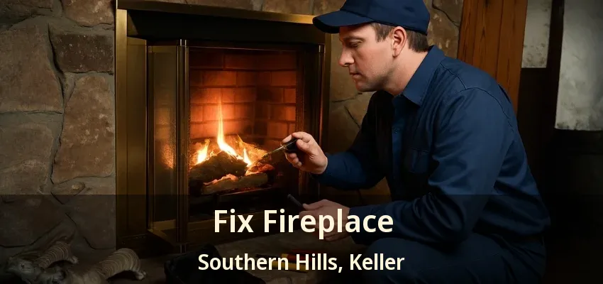 Fix Fireplace Southern Hills, Keller - TX