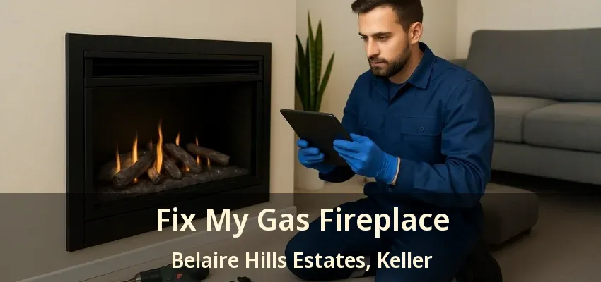 Fix My Gas Fireplace Belaire Hills Estates, Keller - TX