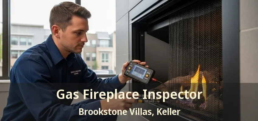 Gas Fireplace Inspector Brookstone Villas, Keller - TX