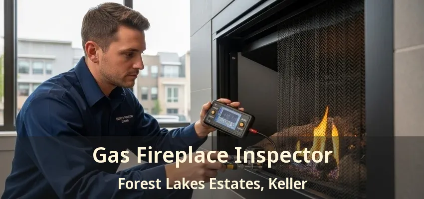 Gas Fireplace Inspector Forest Lakes Estates, Keller - TX