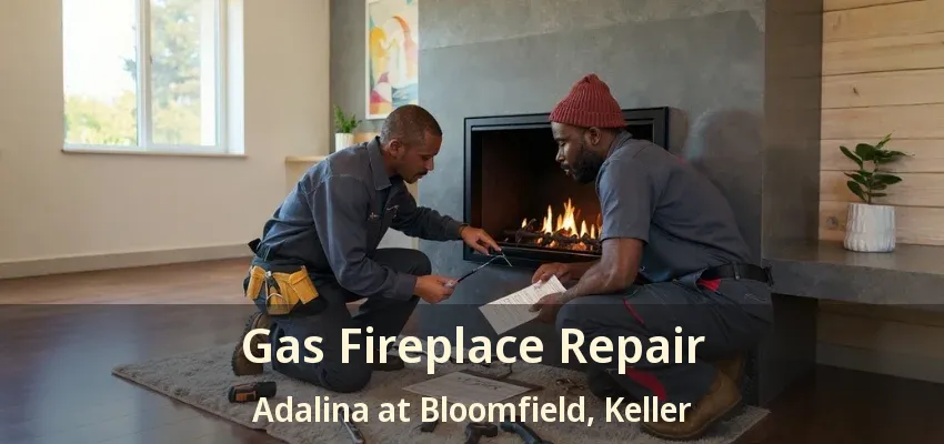 Gas Fireplace Repair Adalina at Bloomfield, Keller - TX