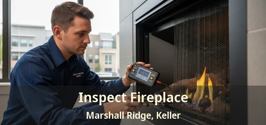 Inspect Fireplace Marshall Ridge, Keller - TX